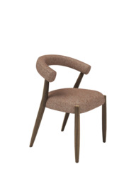 John Lewis Odell Dining Chair, Smoked Oak Leg, Atlas Kiln - thumbnail 1