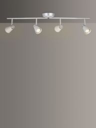 John Lewis Logan GU10 LED 4 Spotlight Ceiling Bar