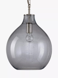 John Lewis Selsey Glass Ceiling Light, Blue - thumbnail 4