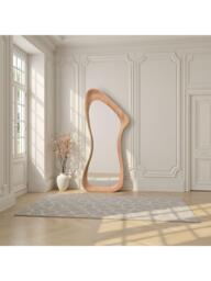 Yearn Arlo Oak Wood Full-Length Leaner/Wall Mirror, 180 x 80cm, Natural - thumbnail 2