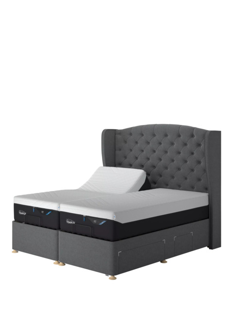 TEMPUR® Suffolk Adjustable Disc Continental 4 Drawer Divan Base, King Size - image 1