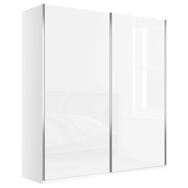 John Lewis Elstra 200cm Wardrobe with Glass Sliding Doors - image 1