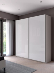 John Lewis Elstra 200cm Wardrobe with Glass Sliding Doors - thumbnail 2