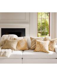 Pottery Barn Summer Breeze Cushion Cover, Gold - thumbnail 4