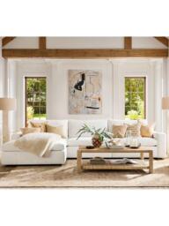 Pottery Barn Summer Breeze Cushion Cover, Gold - thumbnail 3