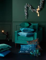 John Lewis Cotton Velvet Cushion - thumbnail 6