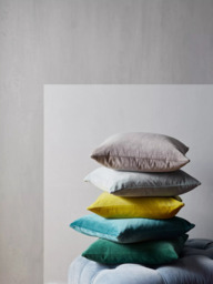 John Lewis Cotton Velvet Cushion - thumbnail 2