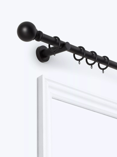 John Lewis Extendable Metal Curtain Pole Kit with Ball Finial, Dia.28mm - image 1