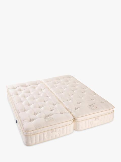John Lewis British Natural Collection Rosedale Wool Pillowtop 4250 Pocket Spring Zip Link Mattress, King Size - image 1