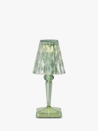 Kartell Battery Portable Rechargeable Table Lamp, Mint Green