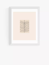 EAST END PRINTS Flower Love Child 'Organics' Framed Print