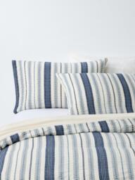 John Lewis Barfield Pure Cotton Weave Duvet Cover Set - thumbnail 1