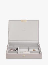 Stackers Raffia Top Classic Jewellery Box, Set of 4 - thumbnail 5