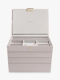 Stackers Raffia Top Classic Jewellery Box, Set of 4 - thumbnail 3