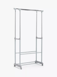 John Lewis Double Height Adjustable Clothes Rail