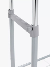 John Lewis Double Height Adjustable Clothes Rail - thumbnail 4