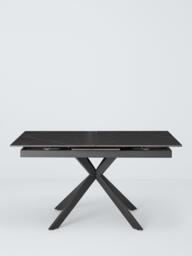 John Lewis Breton Stone 6-8 Seater Extending Dining Table, Black - thumbnail 2
