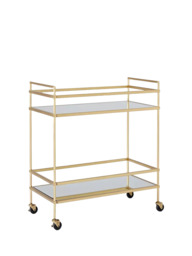 west elm Terrace Bar Cart, Antique Brass