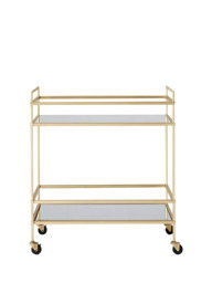 west elm Terrace Bar Cart, Antique Brass - thumbnail 4