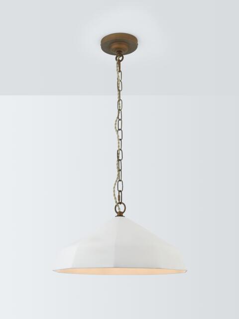 John Lewis Mannez Pendant Ceiling Light, White - image 1
