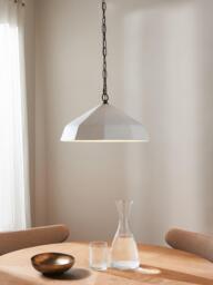 John Lewis Mannez Pendant Ceiling Light, White - thumbnail 5