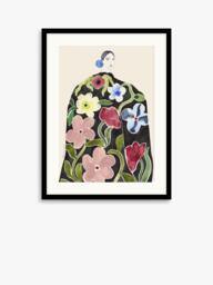 John Lewis La Poire 'Rose Coat' Framed Print & Mount, Pink/Green - thumbnail 1