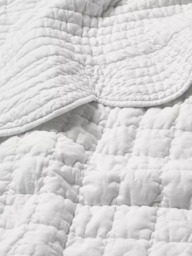 John Lewis Scallop Cotton Quilt, White - thumbnail 3