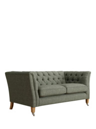 Laura Ashley Chatsworth Small 2 Seater Sofa, Oak Leg - thumbnail 3