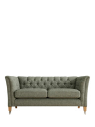 Laura Ashley Chatsworth Small 2 Seater Sofa, Oak Leg