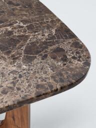 John Lewis Pierro 4 Seater Marble Top Dining Table - thumbnail 3