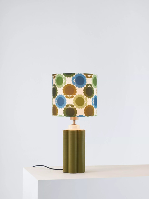 Orla Kiely Scallop Table Lamp, Green - image 1
