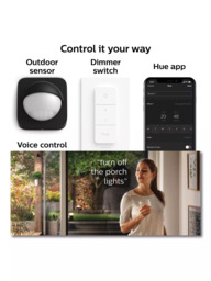 Philips Hue Resonate LED Smart Outdoor Wall Light, Pack of 2, Black - thumbnail 5
