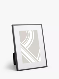 John Lewis Daya Photo Frame & Mount, Matt Black - thumbnail 1