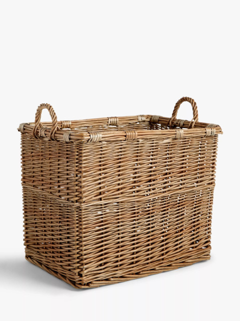 John Lewis Modern Country Wicker Log Basket - image 1