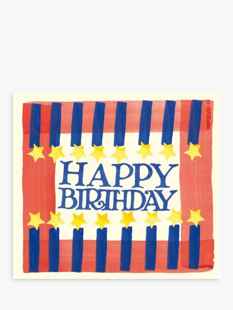Emma Bridgewater Stars Candles Birthday Card