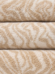 John Lewis Zebra Print Towels, Camel - thumbnail 5