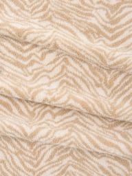 John Lewis Zebra Print Towels, Camel - thumbnail 3
