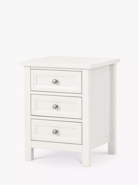 Julian Bowen Maine 3 Drawer Bedside Table - image 1