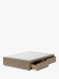 Hypnos Non-Sprung Upholstered 4 Drawer Divan Base, King Size - thumbnail 2