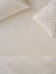 Piglet in Bed Martha Washed Cotton Fitted Sheet