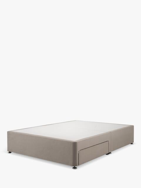 Silentnight Non-Sprung 2 Drawer Upholstered Divan Base, King Size - image 1