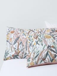 John Lewis Penelope Floral Washed Cotton Percale Duvet Cover Set, 200 Thread Count - thumbnail 3