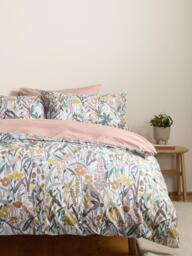 John Lewis Penelope Floral Washed Cotton Percale Duvet Cover Set, 200 Thread Count - thumbnail 6