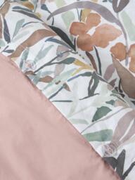 John Lewis Penelope Floral Washed Cotton Percale Duvet Cover Set, 200 Thread Count - thumbnail 4