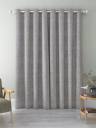 John Lewis Boucle Pair Blackout/Thermal Lined Eyelet Curtains - thumbnail 5