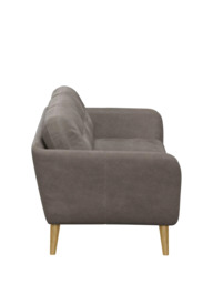 John Lewis Arlo 3 Seater Leather Sofa, Light Leg - thumbnail 3