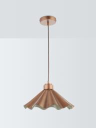 John Lewis Soft Scallop Pendant Ceiling Light - thumbnail 2