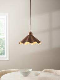 John Lewis Soft Scallop Pendant Ceiling Light - thumbnail 5
