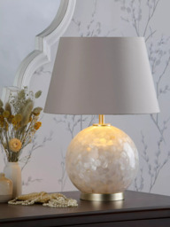 Laura Ashley Mathern Table Lamp, Mother of Peal - thumbnail 1