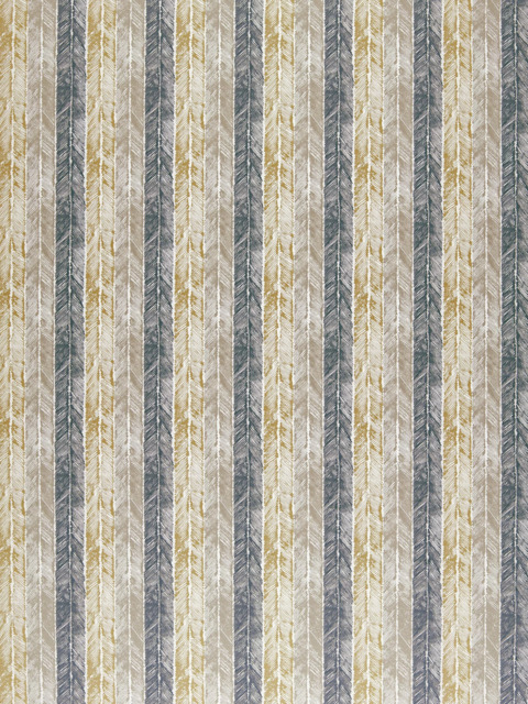Harlequin Walchia Made to Measure Curtains or Roman Blind, Charcoal/Mocha/Brass - image 1